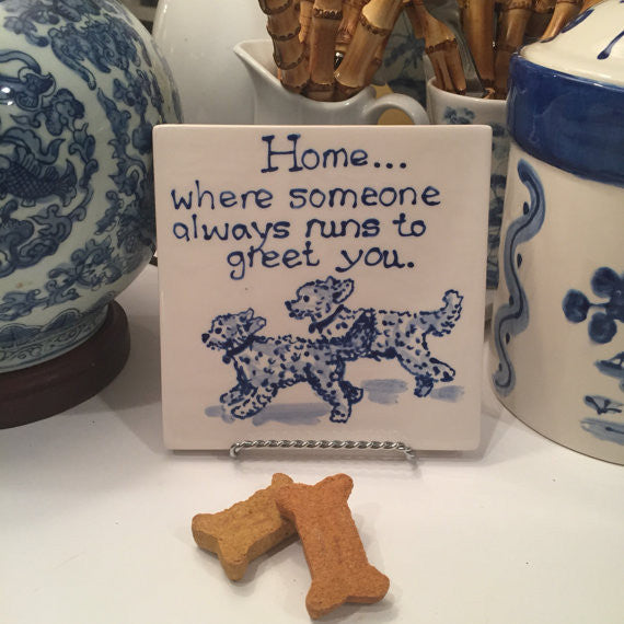 Home Is Where.....Double Goldendoodle Trivet