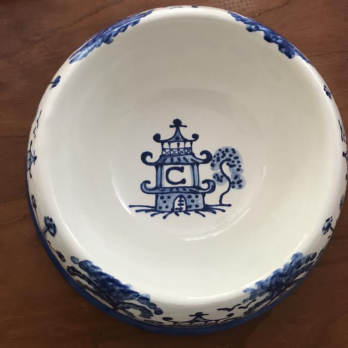 Chinoiserie Personalization for Large Bowls